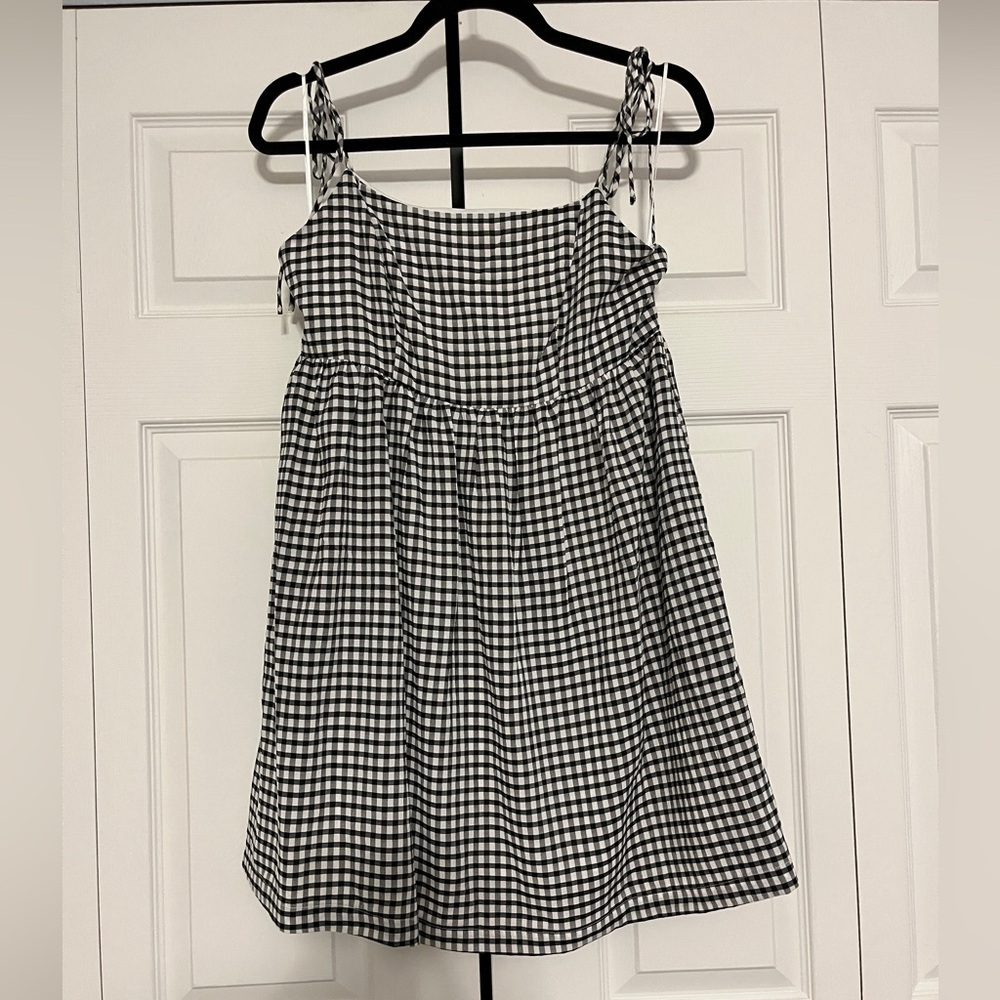 Gingham Print Sundress